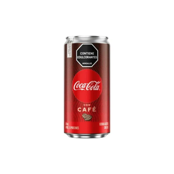 Gaseosa Coca Cola *235 Ml Cafe Lata