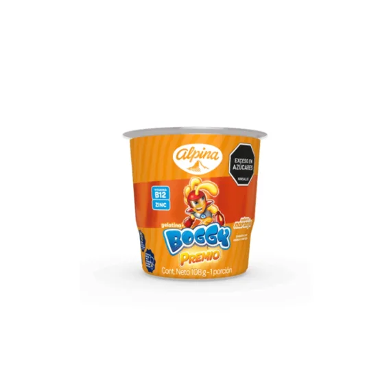 Gelatina Boggy Premio*120 G Naranja