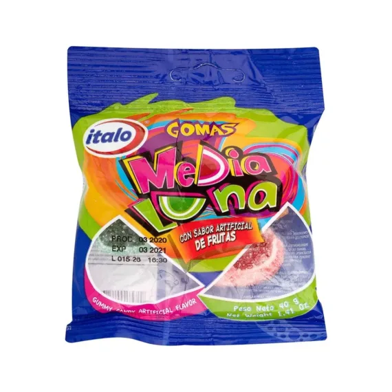 Gomas Italo Media Luna *40 G