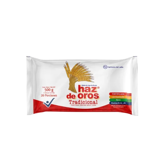 Harina De Trigo Haz De Oro*500Grms