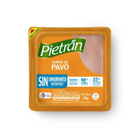 Jamon Zenu Pietran De Pavo*225 G