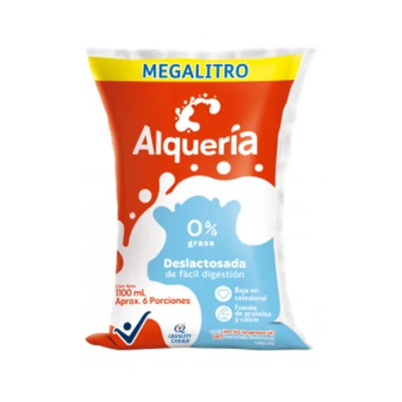 Leche Alqueria Deslac 0 % Grasa