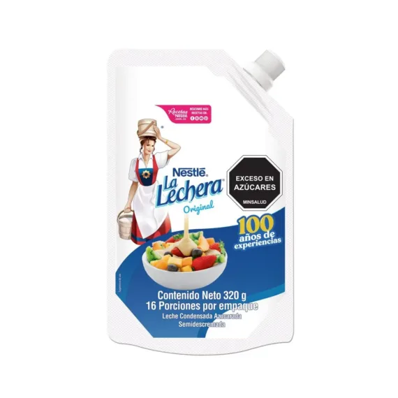Leche Conden.La Lechera*320Grs Doy Pack