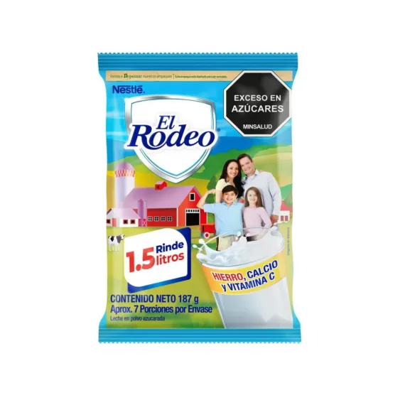 Leche El Rodeo*187 Gr Bolsa