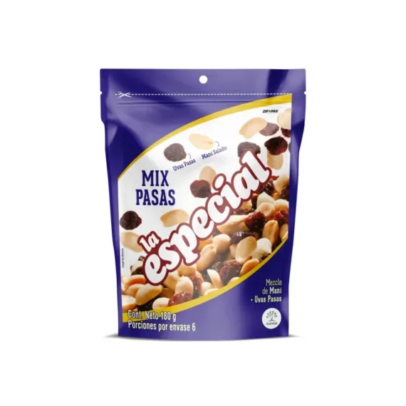 Mani La Especial Doypack*180Gr Pasas