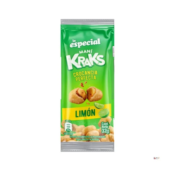 Mani La Especial Kraks *32 Grs Limon