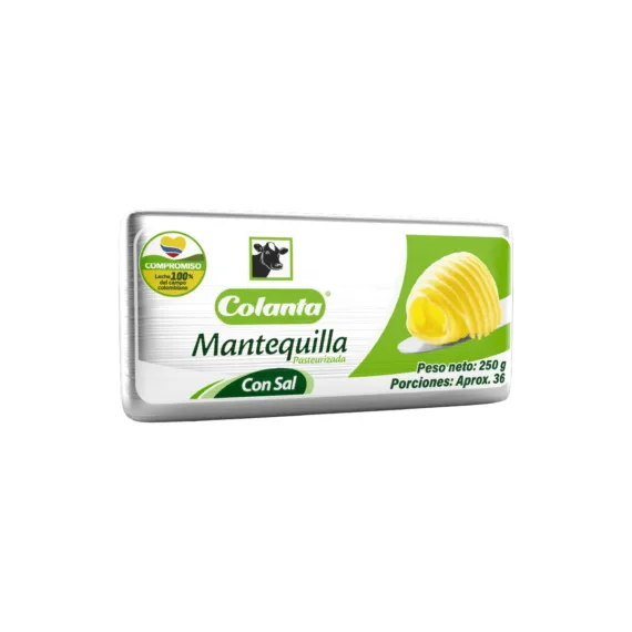 Mantequilla Colanta*250Gr Con Sal