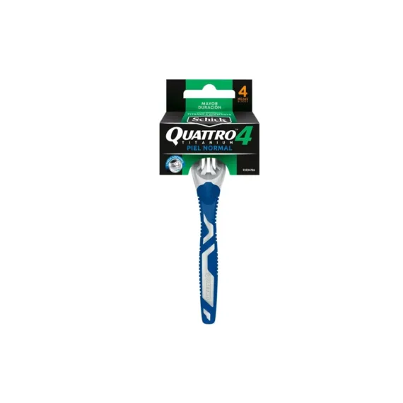 Maquina Schick Quatro Azul