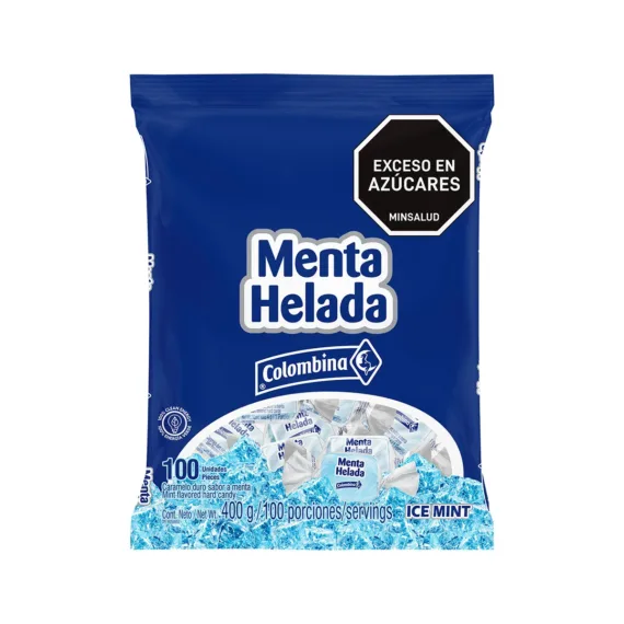 Menta Helada Colombina*100Un Bolsa
