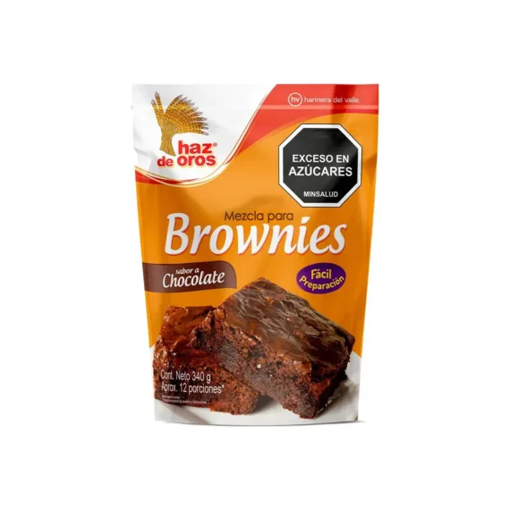 Mezcla Para Brownie Haz De Oro*340 Gr