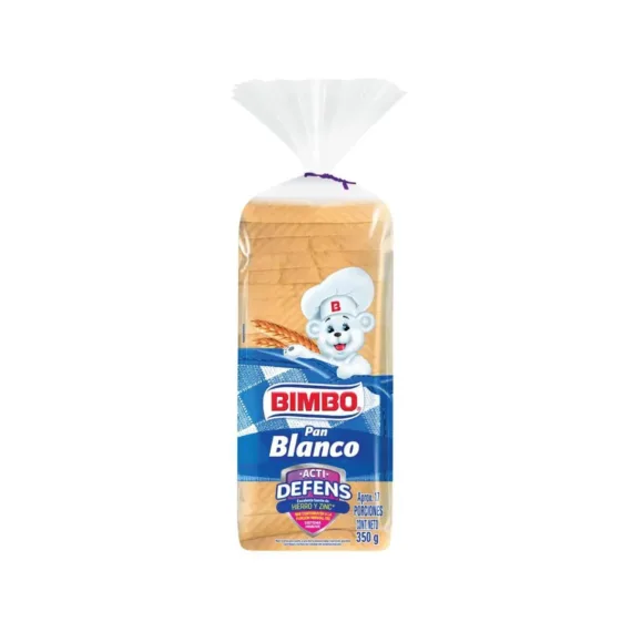 Pan Tajado Bimbo Blanco*350 Gr