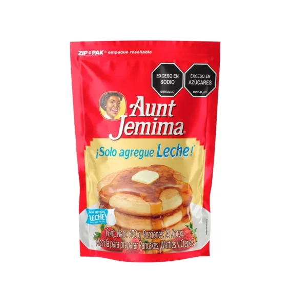 Pancakes Aunt Jemima S/Leche*600Grms