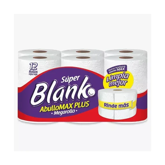 Papel Higienico Blanko Mega *12 Rollos