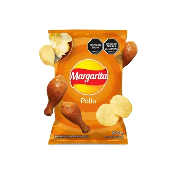 Papitas Margarita Pollo*105Grs