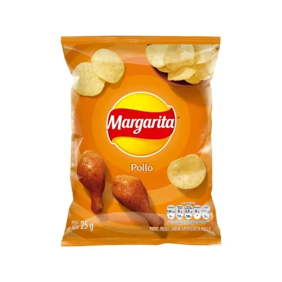 Papitas Margarita Pollo*25Grms