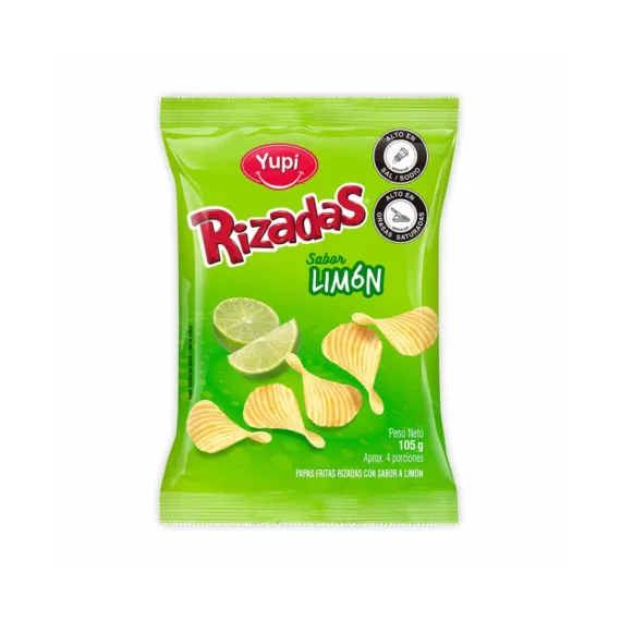 Papitas Rizadas Yupi Fliar*105G Limon
