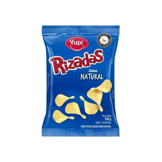 Papitas Rizadas Yupi Fliar*105Gr Natural