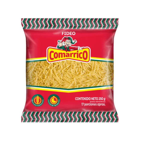 Pasta Comarrico Fideo*250 Grms