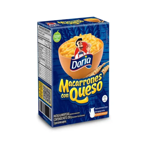 Pasta Doria Macarr/Queso*210 Caja