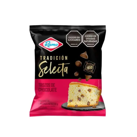 Ponque Ramo Con Trozos De Chocolates