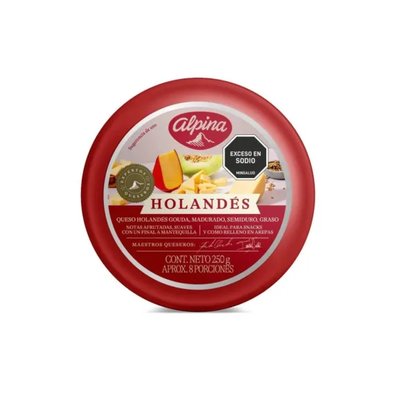 Queso Alpina Holandes*250 Grms