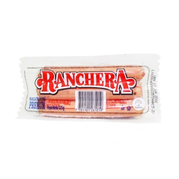 Salchicha Zenu Ranchera*5Un*125Gr
