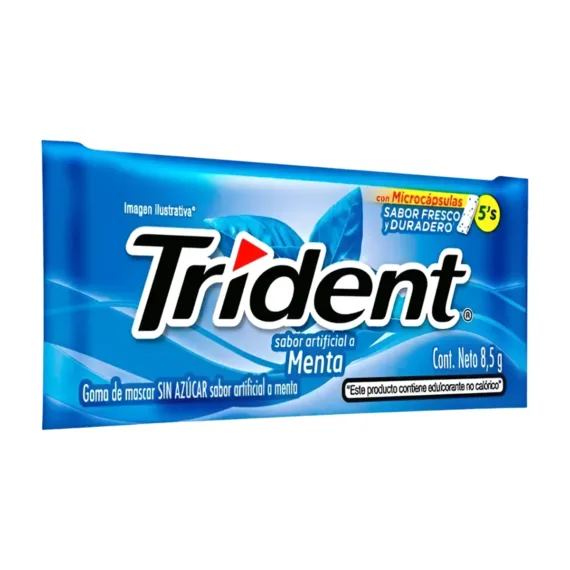 Chiclets Trident*8.5 Gr Menta