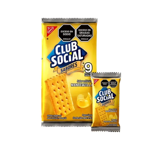 Galleta Club Social Paq*9Un Mantequilla