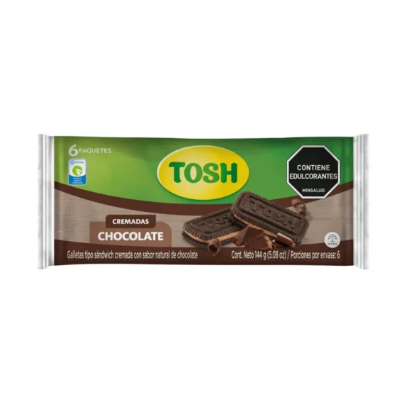 Galleta Tosh Sandwich Noel Chocolate