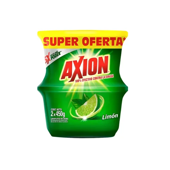 Lavaplatos Axion*450Gr Limon 2Un Ahr20%