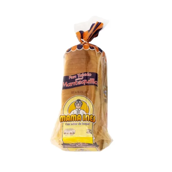 Pan Tajado Mama Ines Mantequilla*420Grs