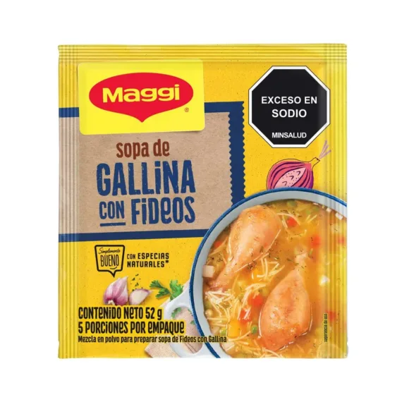 Sopa Maggi Gallina Con Fideos*52 Gr
