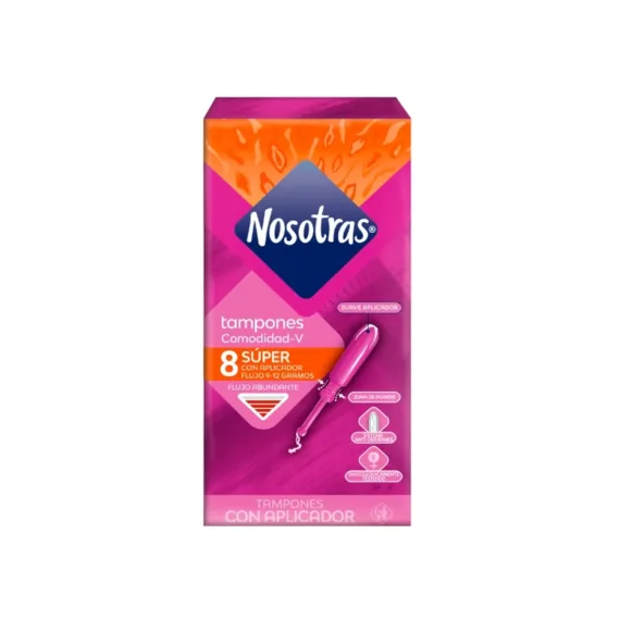Tampones Nosotras Aplicador Sup*8