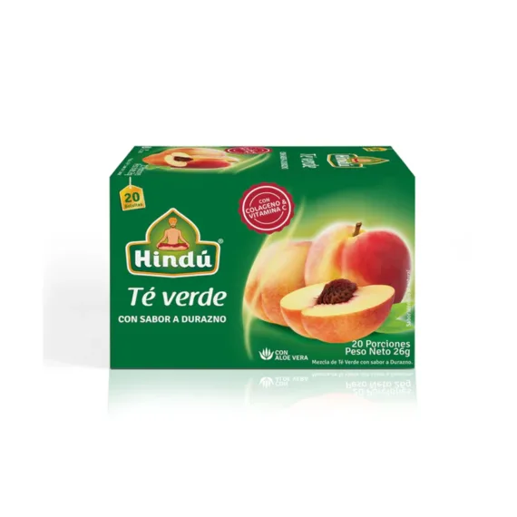 Te Hindu*20 Sobres Verde Durazno