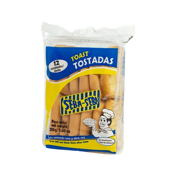 Tostada Seba Seba Economica*12Unds