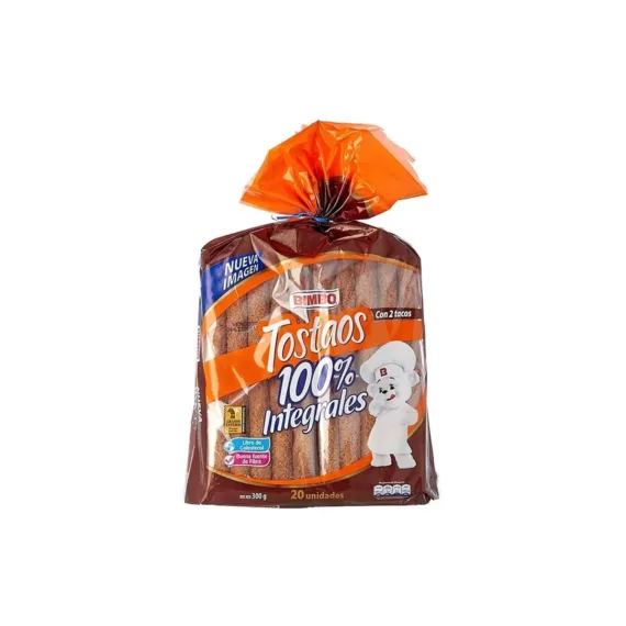 Tostaos Bimbo Integral*20Un*300Grms