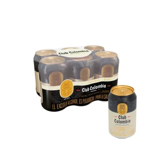 Cerveza Club Colombia Lata*330 Negra*6