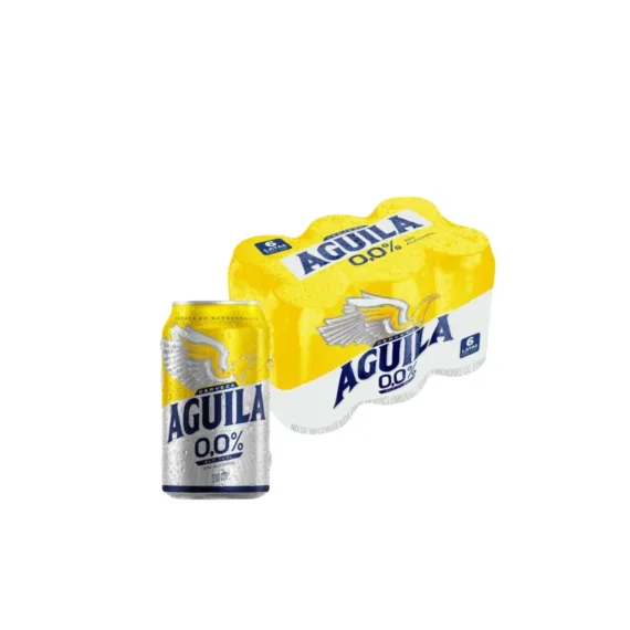 Cerveza Aguila Lata*330Cm Cero