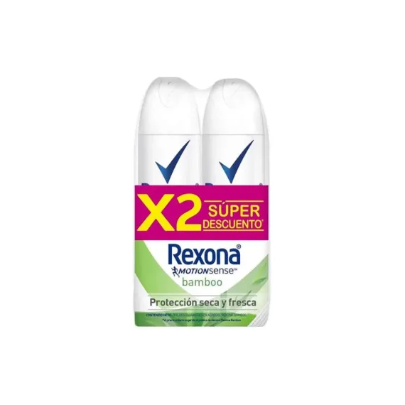 Desodorante Rexona Aer.Bamboo*175Ml *2