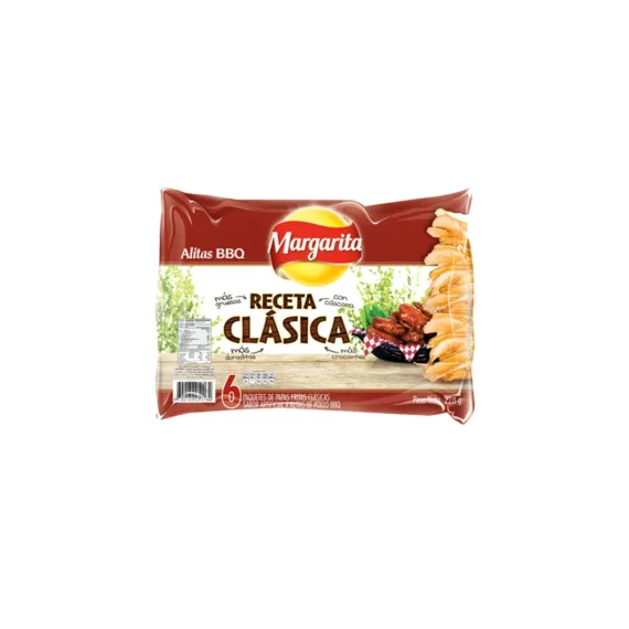 Papitas Margarita Rcta Alitas Bbq *40Grs