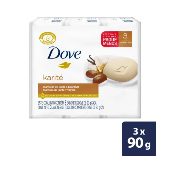 Jabon Dove 90 Grs Karite*3